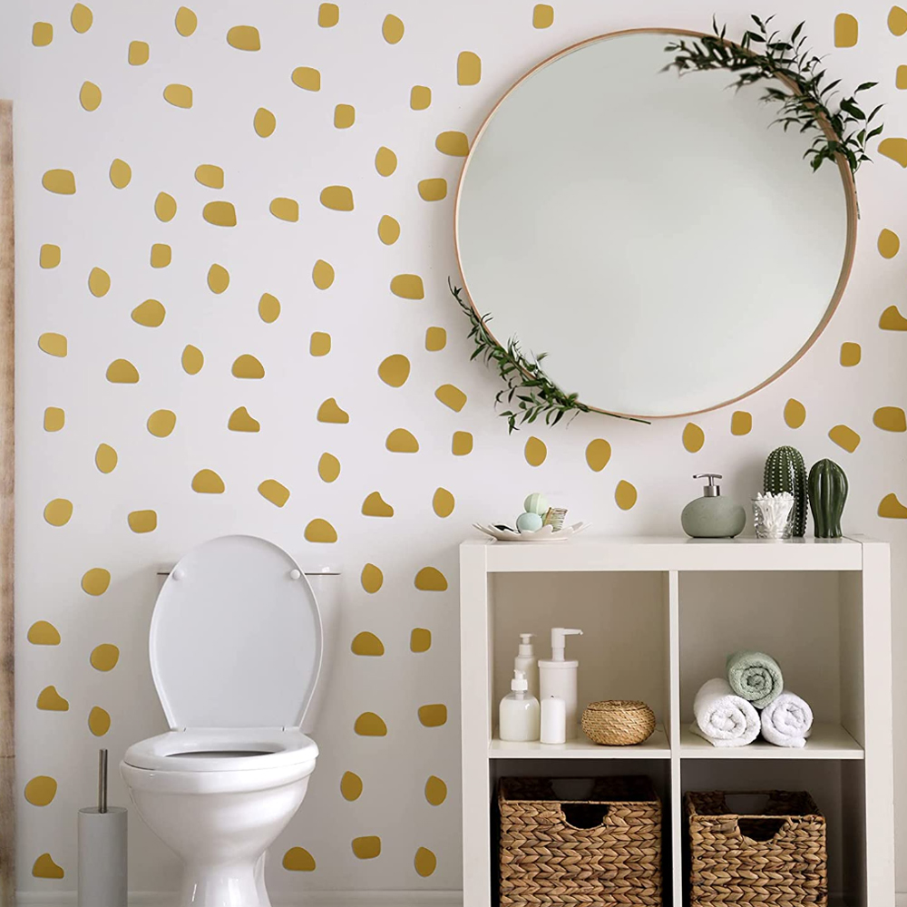 96Pcs/set Cute  Irregular Dots - Baby Nursery Wallpaper Girl review and price