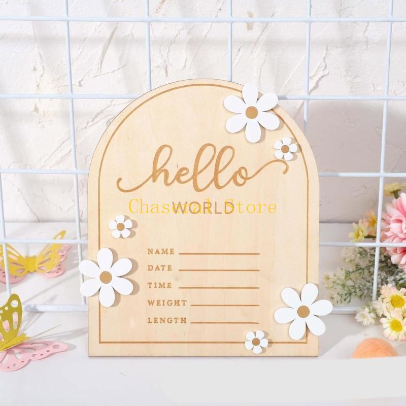 E7CE Hello Wooden Baby Name Si - Baby Nursery Unisex review and price