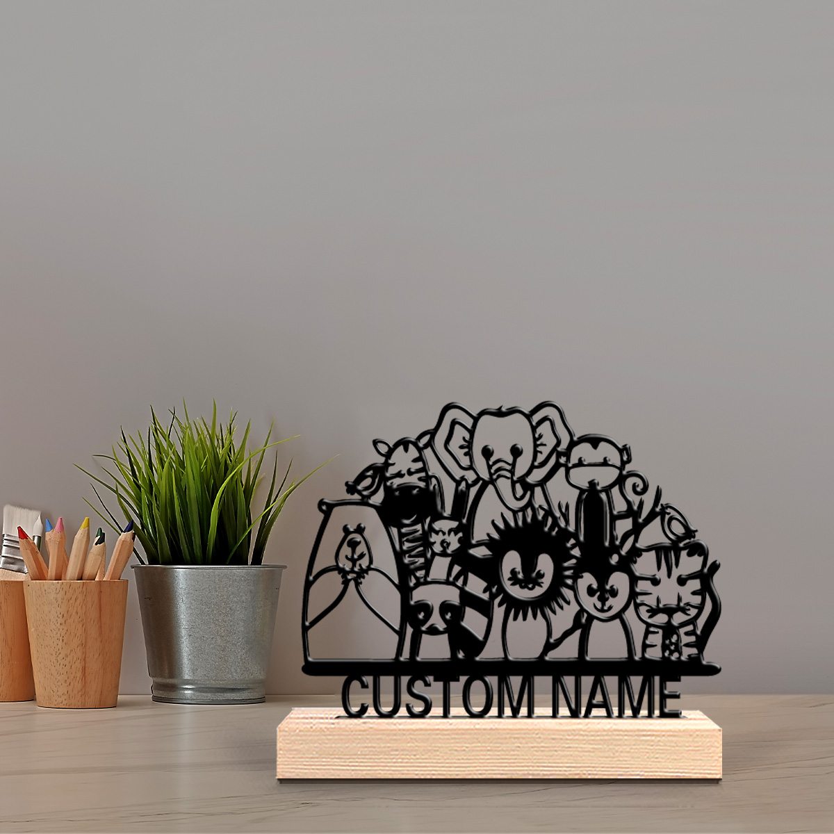 1pc Cute Personalized Custom Z - Baby Zoo Nursery review and price