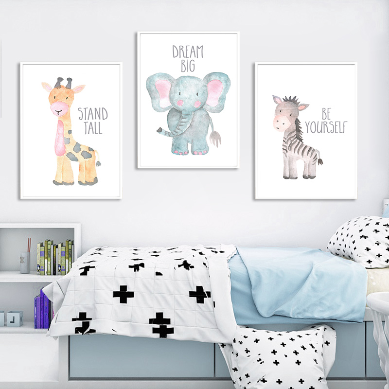Baby Animal Lion Elephant Gira - Baby Nursery Mirror review and price