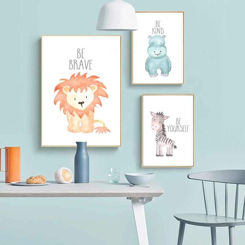 Baby Animal Lion Elephant Gira - Baby Nursery Mirror review and price