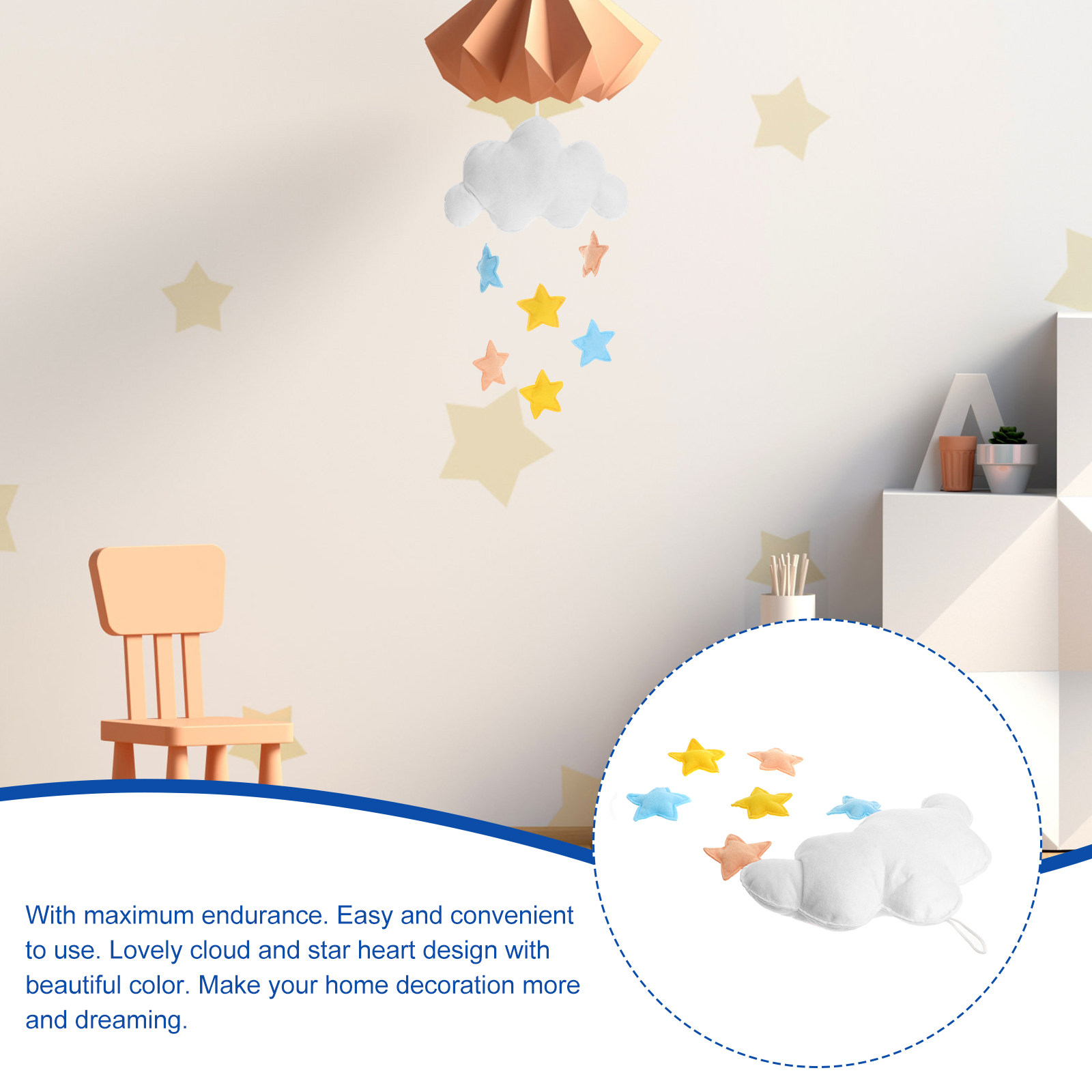 Cloud Hanging Decor with Lovel - Baby Nursery Colors review and price