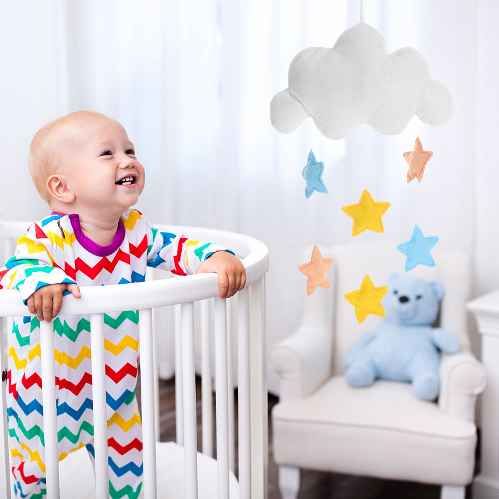 Cloud Hanging Decor with Lovel - Baby Nursery Colors review and price