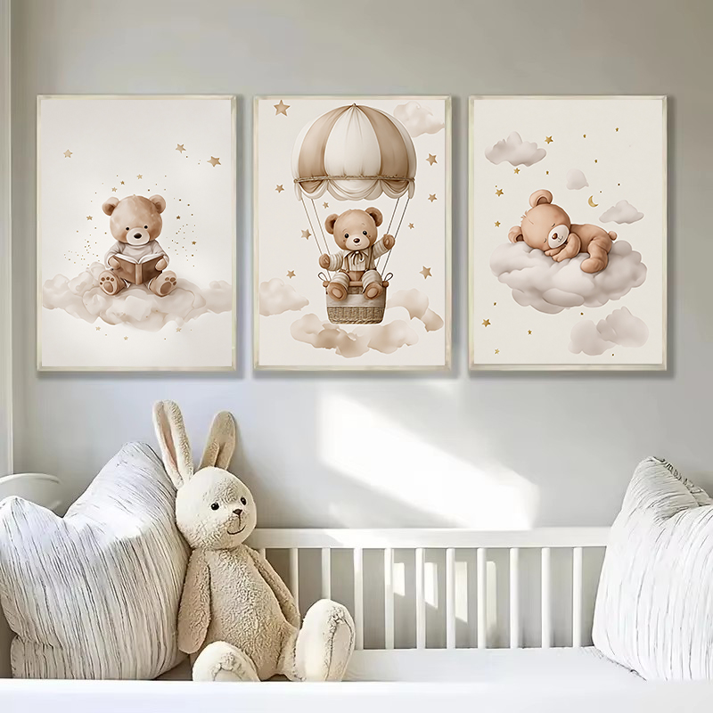 3pcs/set Bohemian Teddy Bear A - Animals Baby Nursery review and price