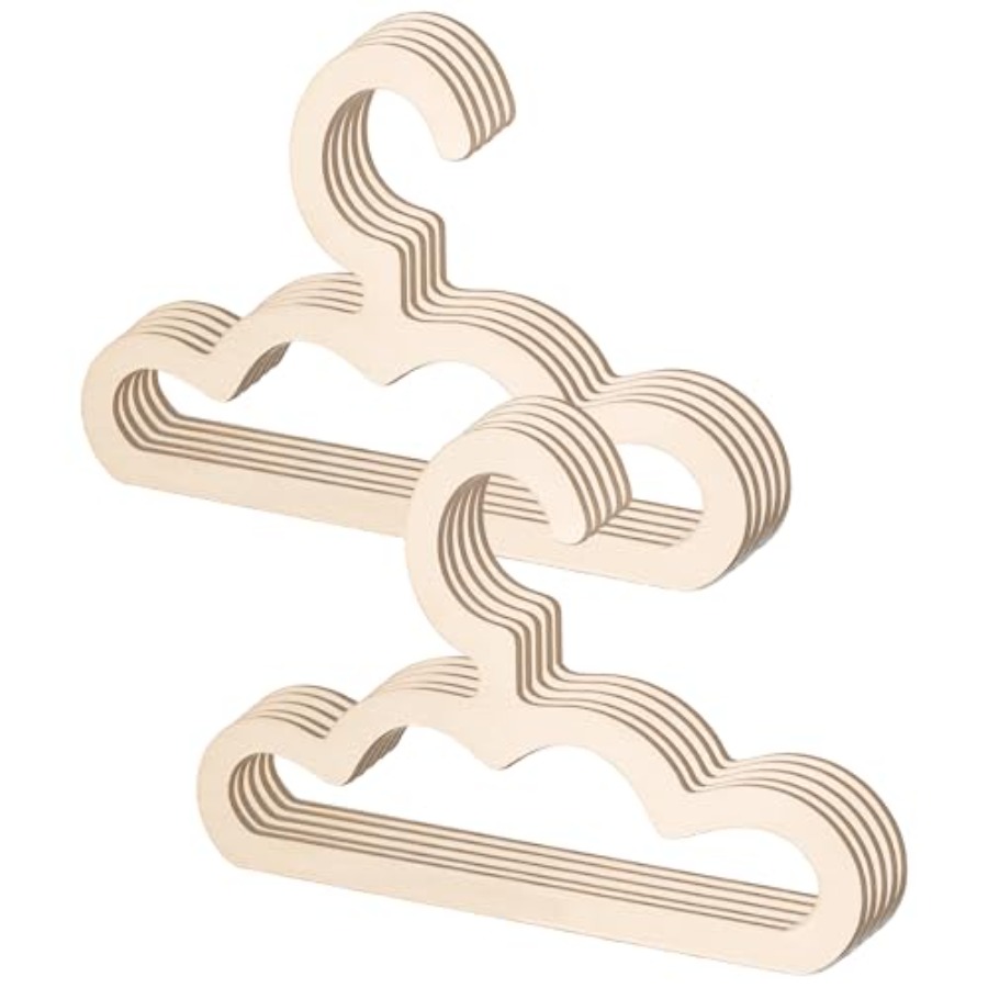 10Pcs Wooden Hangers for Baby  - Closet Organizer Baby review and price