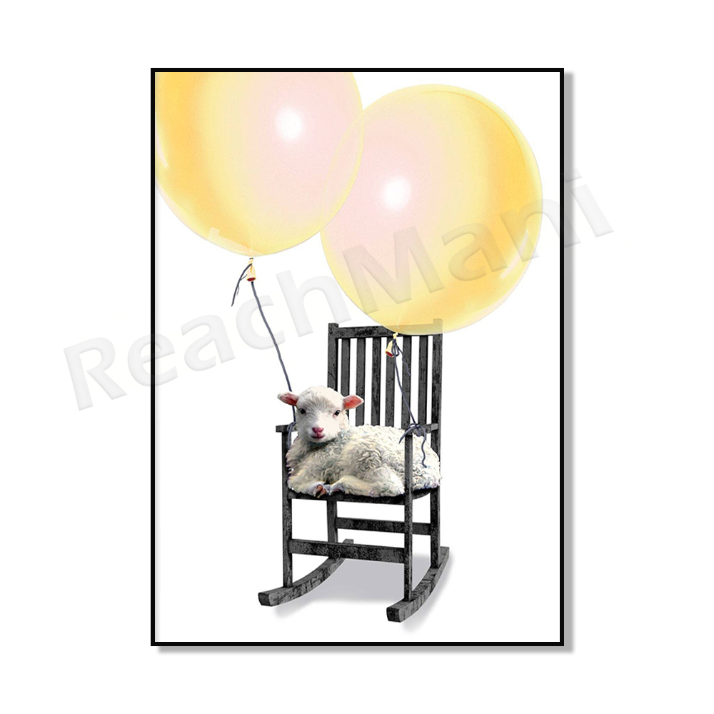 Baby Farm Animal Prints, Deer  - Baby Zoo Nursery review and price